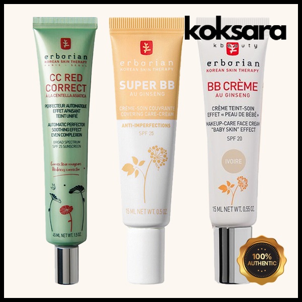 Erborian BB Cream 15ml / 40ml / 45ml 15Types em Oferta na Shopee