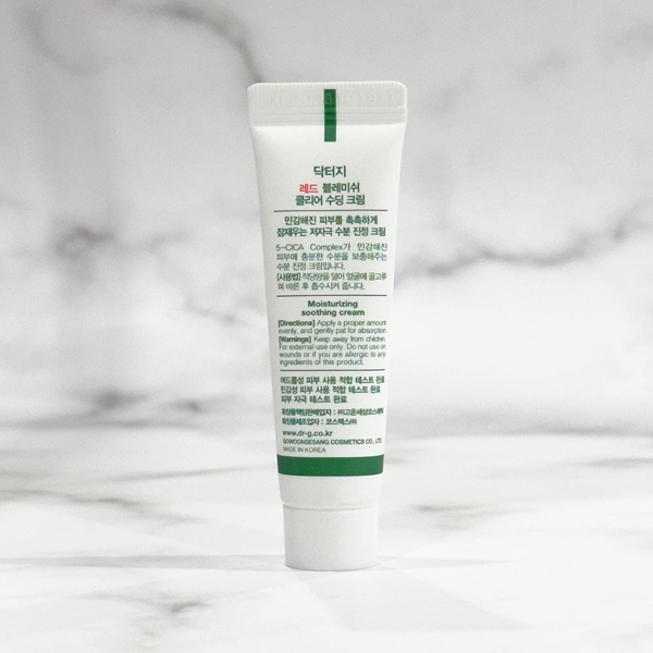 Dr.G Red Blemish Clear Soothing Cream 10ml / 50ml · foto 2