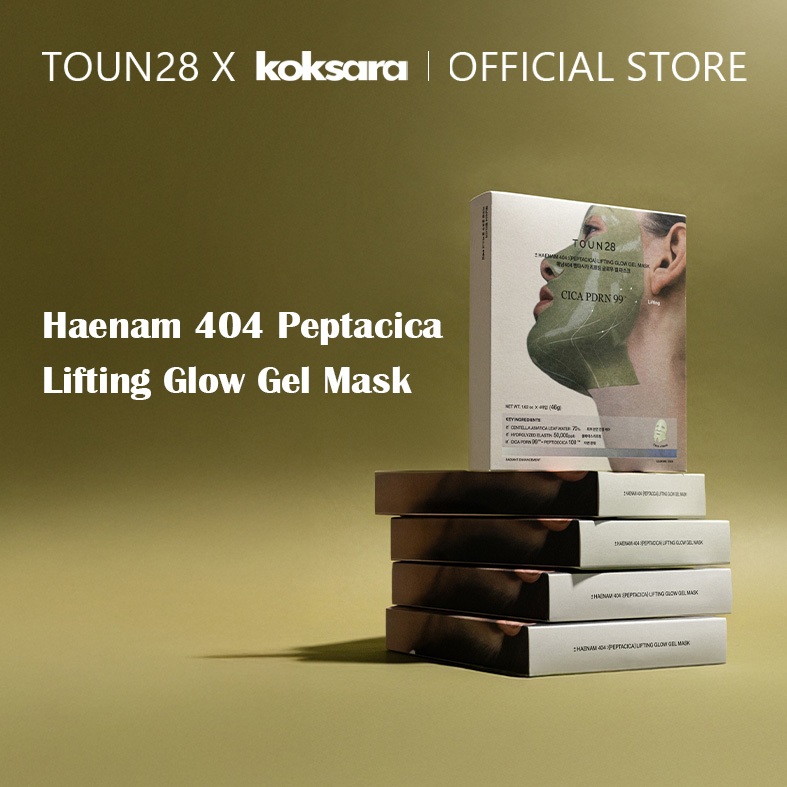 [OFFICIAL] TOUN28 Haenam 404 Peptacica Lifting Glow Gel Mask 46g 1 Sheet • 4 Sheets