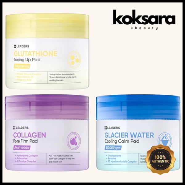 Leaders Daily Toner Pad 60 Pads 3types