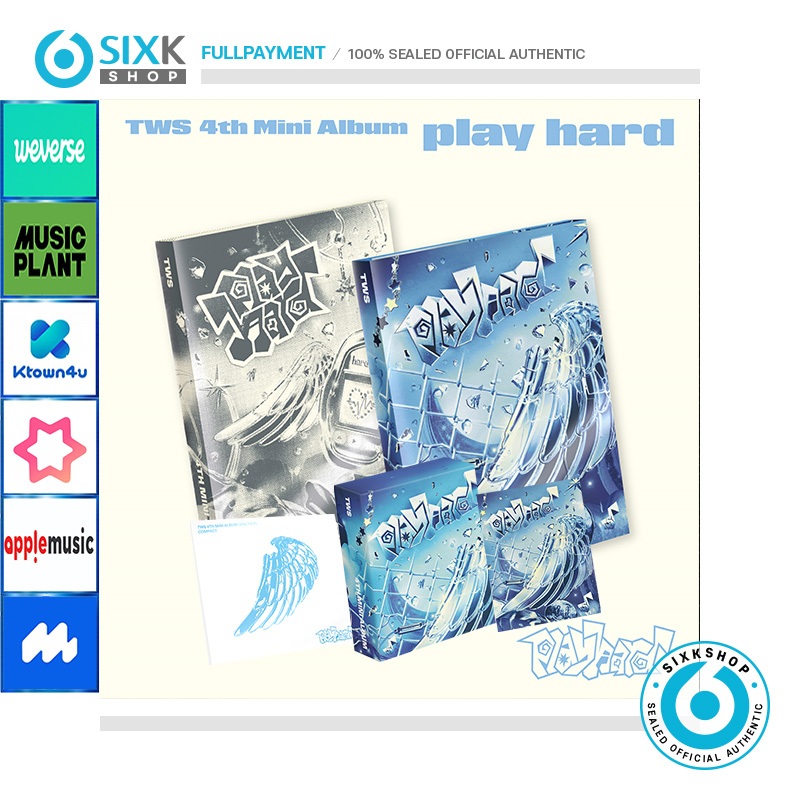 ( POB) TWS 4th Mini Album Play Hard em Oferta na Shopee