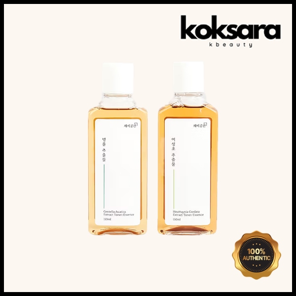 Chaebgongan Centella Asiatica/Houttuynia Cordata Extract Vegan Toner 2types 150ml