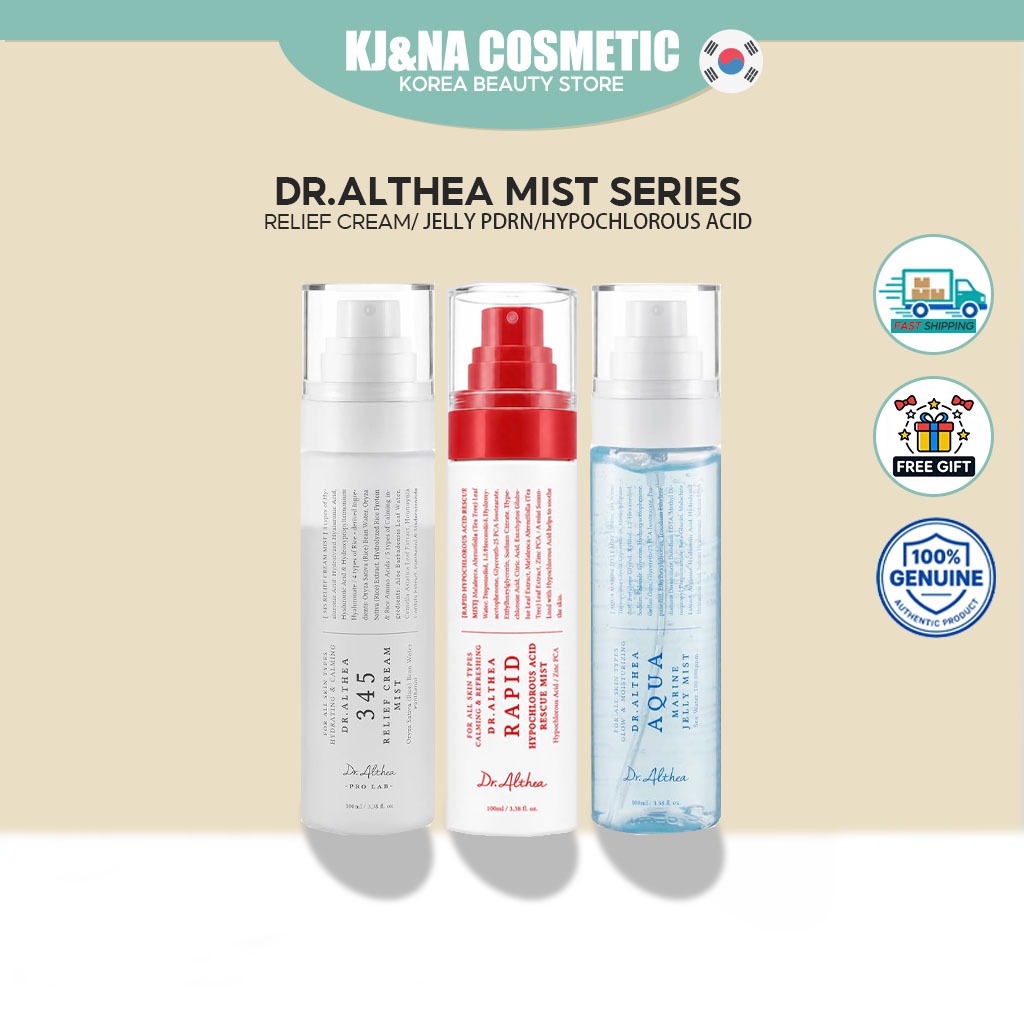 Dr . Althea-345 Creme Alívio Geléia Marinha Aqua Pdrn Névoa 60ml 100ml