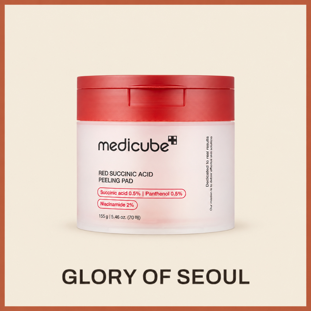 MEDICUBE Red Succinic Acid Peeling Pad, 155g (70 sheets)