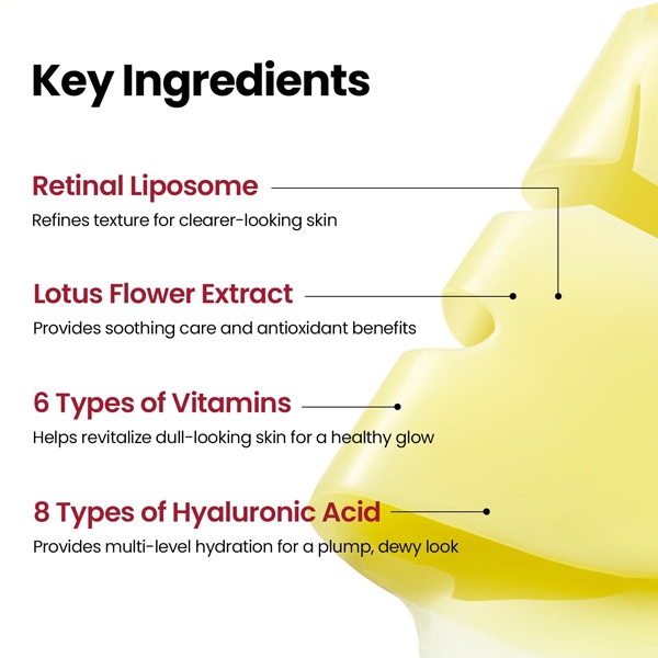 [OFFICIAL] Seoul 1988 Retinal Hydrogel Serum Mask Pack 1ea / 4ea (No Box) — imagem 2 de 2