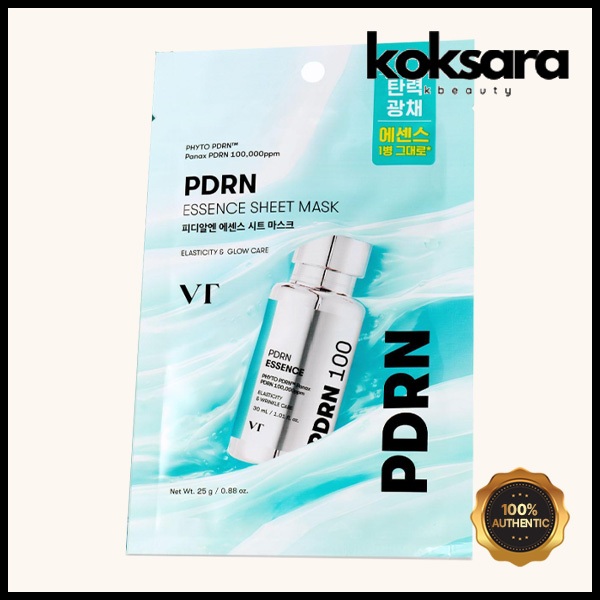 VT Cosmetics PDRN Essence Sheet Mask 25g 1 Sheet