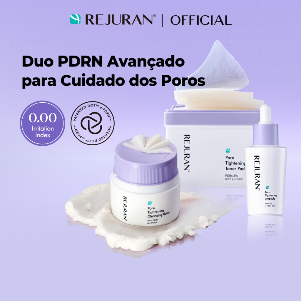 [REJURAN] Advanced PDRN Pore Care Duo (Cleansing Balm + Toner Pad + Ampoule)
