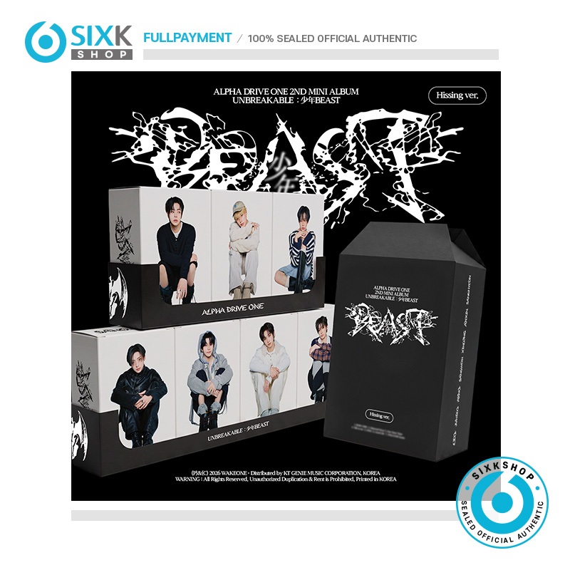 ALPHA DRIVE ONE (ALD1) 2nd Mini Album [UNBREAKABLE : BEAST] (Hissing ver)