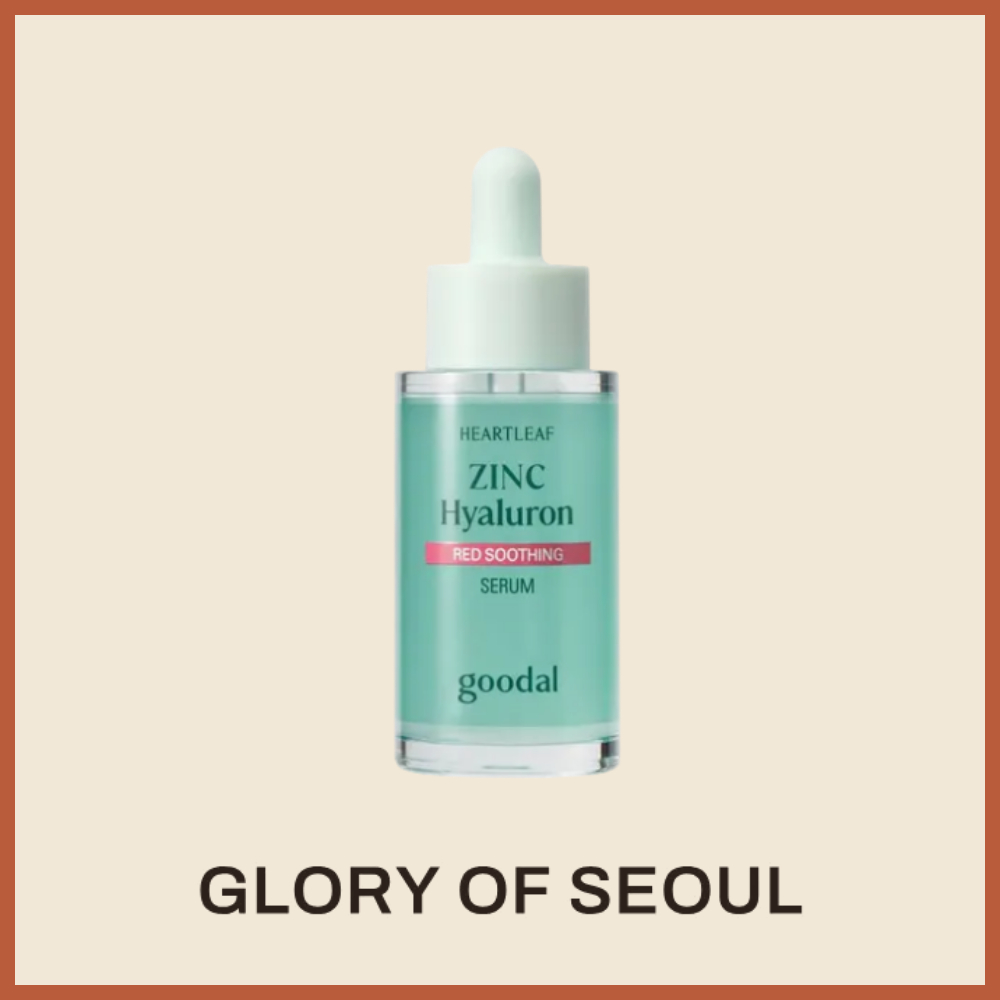 GOODAL HEARTLEAF ZINC Hyaluron Red Soothing Serum / 10ml, 30ml