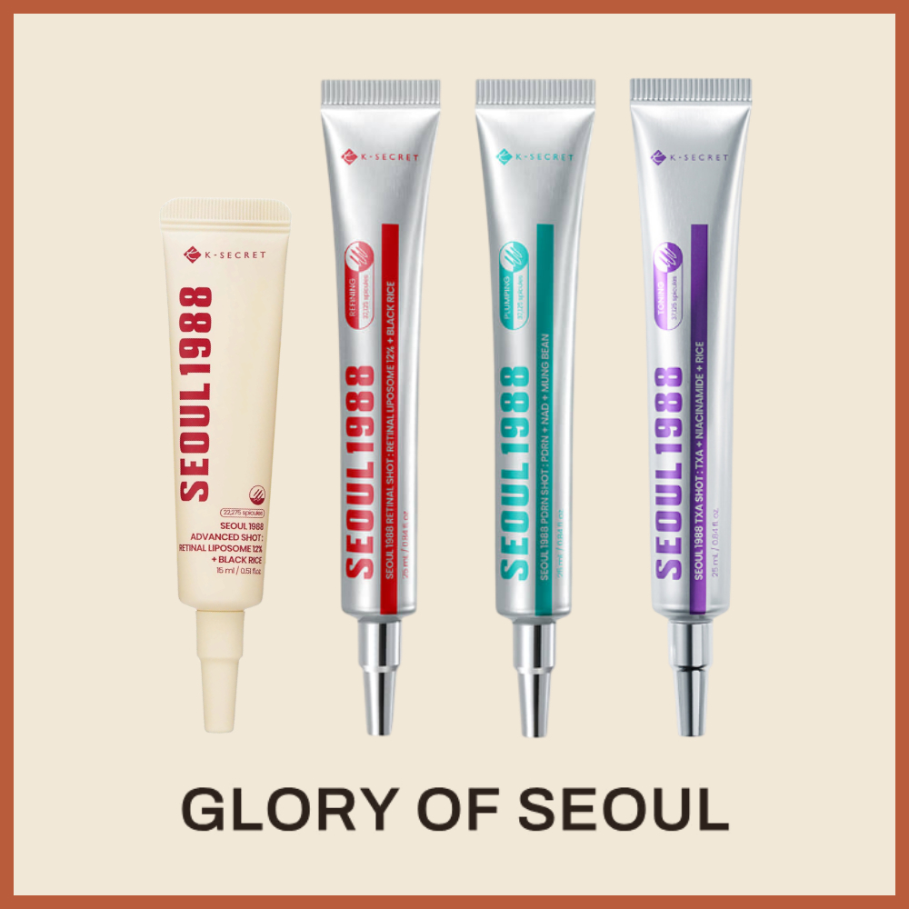 [Novo] K-SECRET SEOUL 1988 (4 Tipos)/Advanced Shot 15ml , Retinal 25ml , TXA PDRN