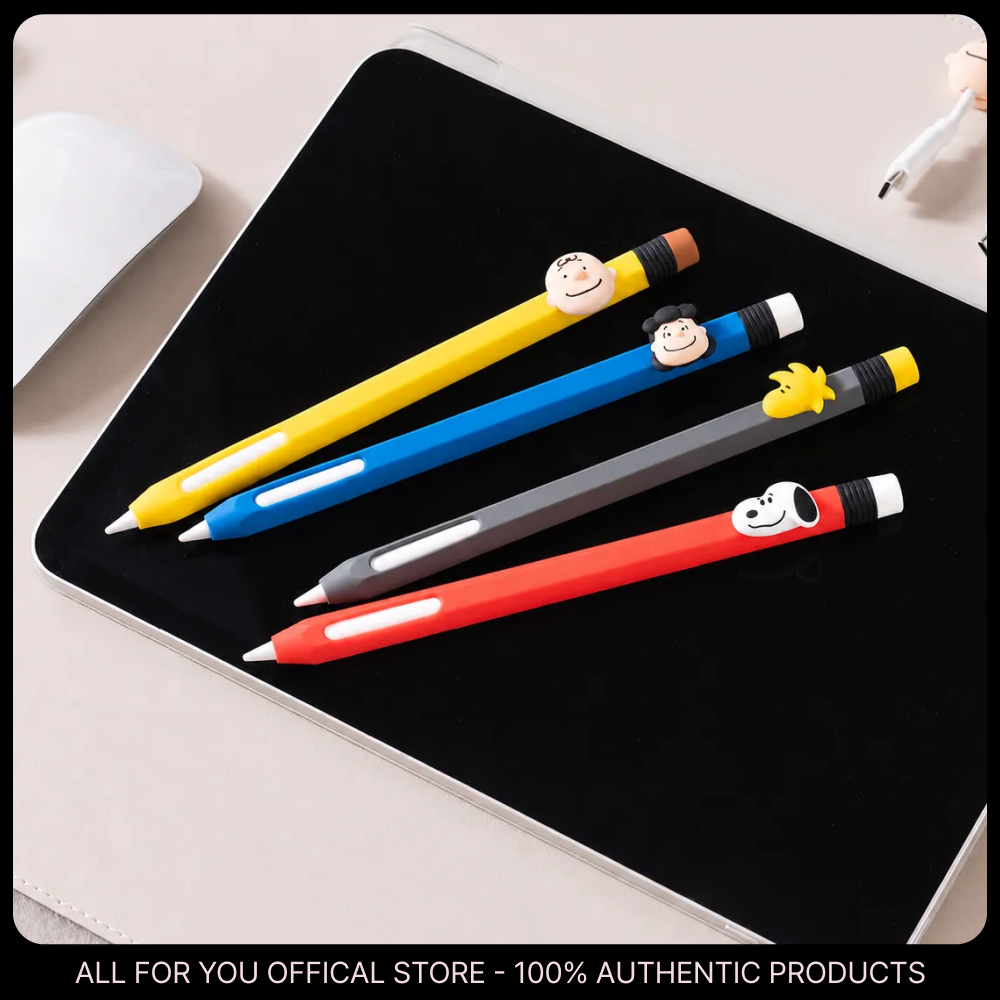 [Pênuts X ELAGO] Capa De Silicone Snoopy Friends Apple Pencil De 2a Geração E Pr