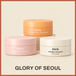 [Novo] Tapa-Olho ABIB , 60 Folhas (3 Tipos) Colágeno Jericho Rose Jelly/PDRN Retinal Glow/Glutatione Ácido Kójico vita