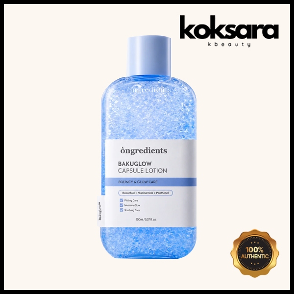 Ongredients Bakuglow Capsule Lotion 150ml