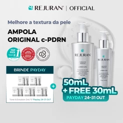 [REJURAN] Turnover Ampoule 30mL / 50mL | Textura da Pele, Ação Calmante, Clareamento e Luminosidade