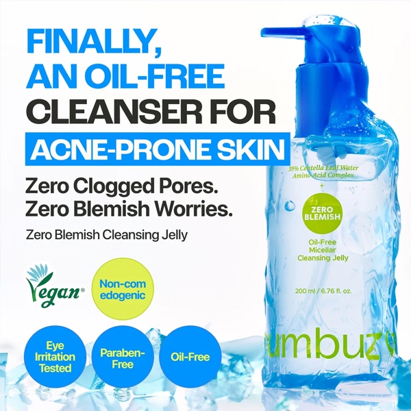 Numbuzin No.0 Zero Blemish Oil-Free Micellar Cleansing Jelly 200ml — imagem 2 de 2