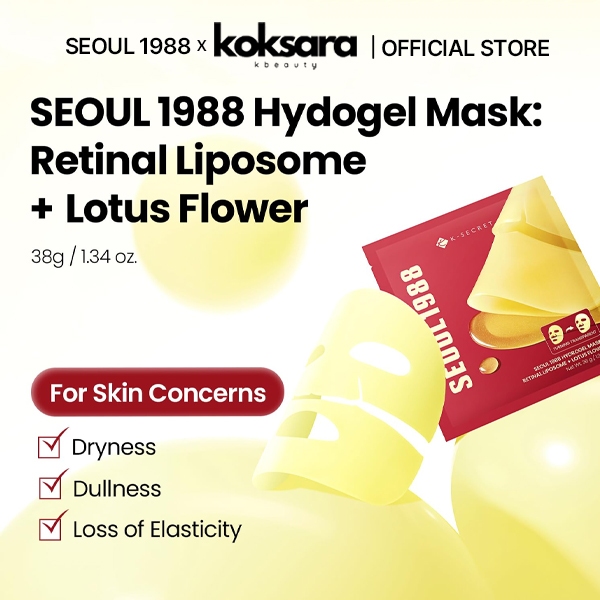 [OFFICIAL] Seoul 1988 Retinal Hydrogel Serum Mask Pack 1ea / 4ea (No Box)