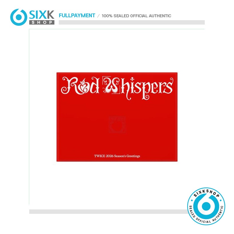 ( POB ) TWICE 2026 SEASON'S GREETINGS [ RED WHISPERS ]