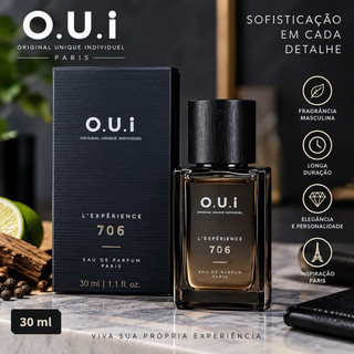 O.U.i L’Expérience 706 Eau de Parfum Masculino – 30 ml
