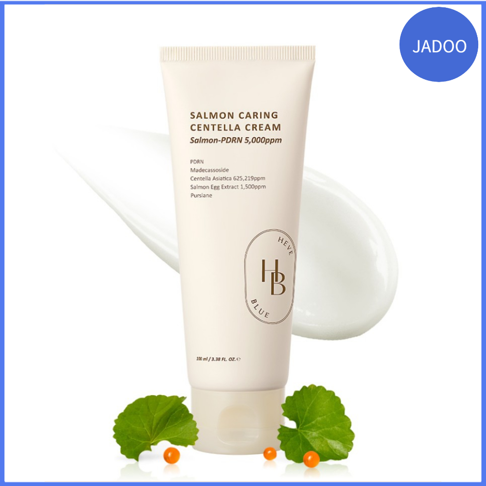 Heveblue Salmão PDRN Creme Centella Cuidante 100ml em Oferta na Shopee