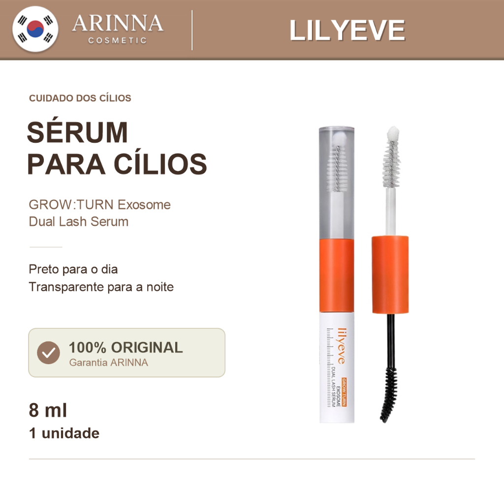 Lilyeve Grow:Turn Exosome Dual Lash Serum 8 ML Sérum