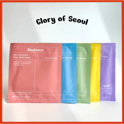 BIODANCE Mask Pack, 1sheet (5 Types) Bio-Collagen / Cera-nol / Refreshing Sea Kelp / Radiant Vita Niacinamide / Caviar PDRN