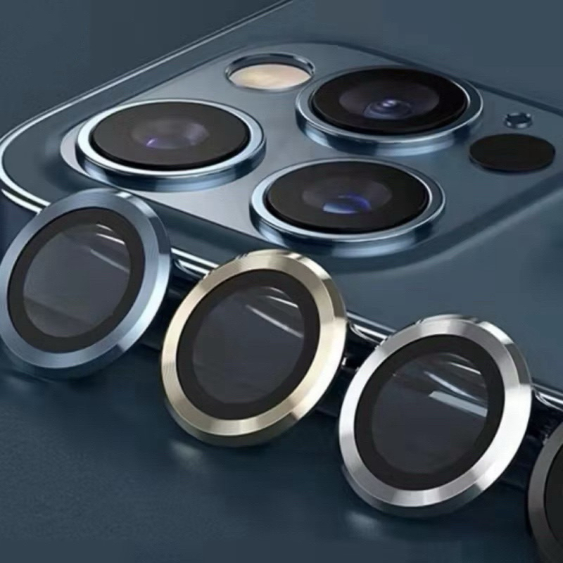 Kit Película Protetora de Lentes de câmera Lisa de metal para iPhone 18 17 17air 17pro 17promax