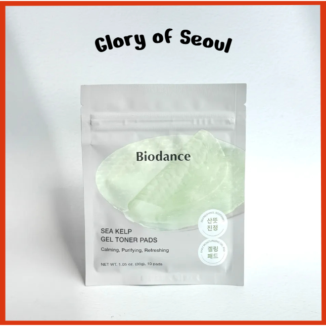 [MINI] Almofada De Toner Em Gel Biodance , 10 Almofadas/2 Tipos (Algas Marinhas , Colágeno)
