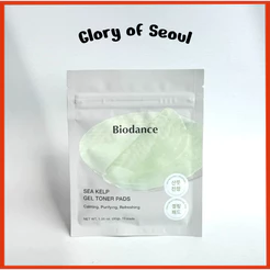 [MINI] Almofada De Toner Em Gel Biodance , 10 Almofadas/2 Tipos (Algas Marinhas , Colágeno)
