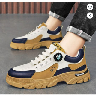 Moda Moderna W40 Masculino Dial Sapatos De Caminhada 4cm Plataforma Tênis Confortáveis Fácil Ajuste Casuais