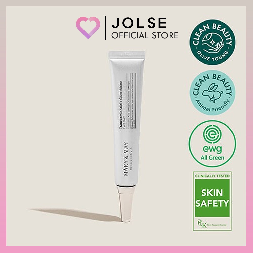 Mary & May Ácido Tranexâmico + Creme Para Os Olhos Com Glutationa 30ml