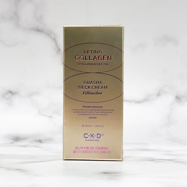 CKD Retino Collagen Low Molecular Weight 300 Gua Sha Neck Wrinkle Cream (Peel Talk Shot) 50ml / Refill 50ml · foto 2