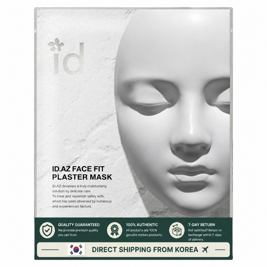 ID Face Fit Máscara Facial de Gesso Pronta para Uso 4 Unidades