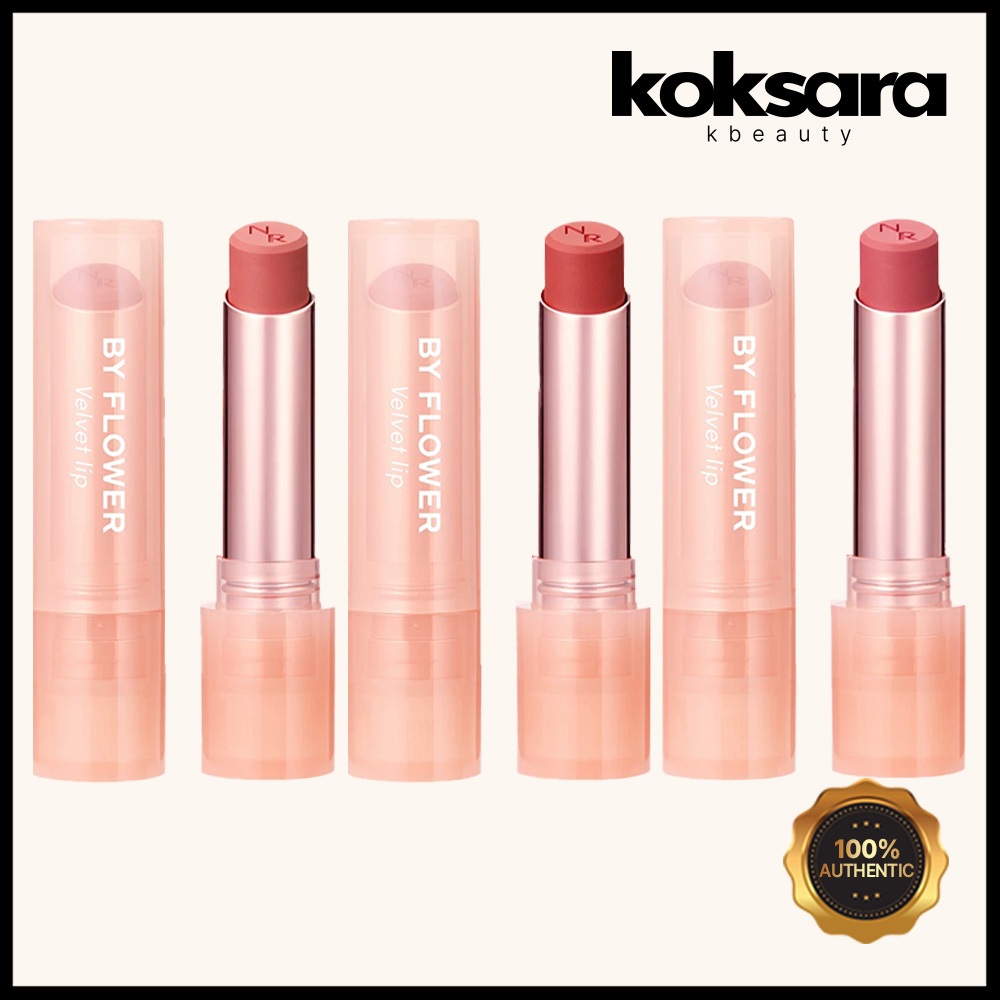 Nature Republic By Flower Velvet Lipstick 3.3g (Kalanchoe • Amaryllis • Florentina)
