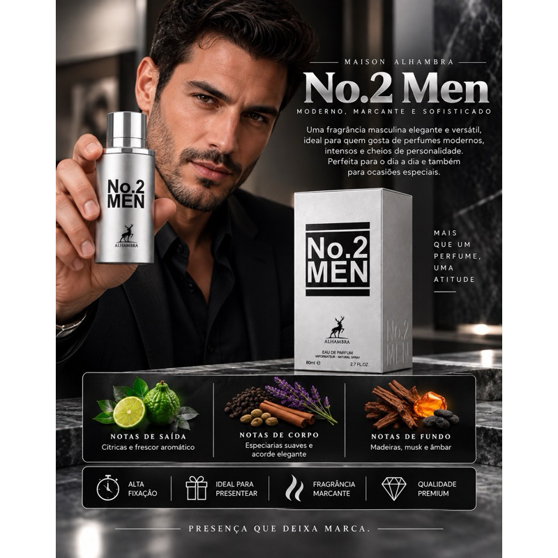 Perfume No. 2 Men – Maison Alhambra | Eau de Parfum 80 ml
