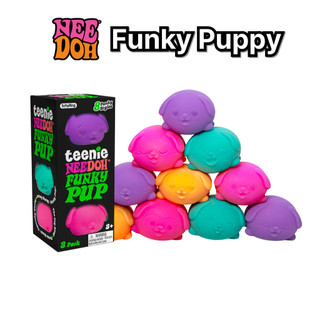 [NeeDoh] Funky Puppy Baby Bolinha Antiestresse | Kit Aleatório com 3 Cachorrinhos