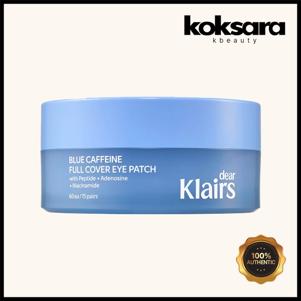 Klairs Blue Caffeine Full Cover Eye Patch 60 Sheets