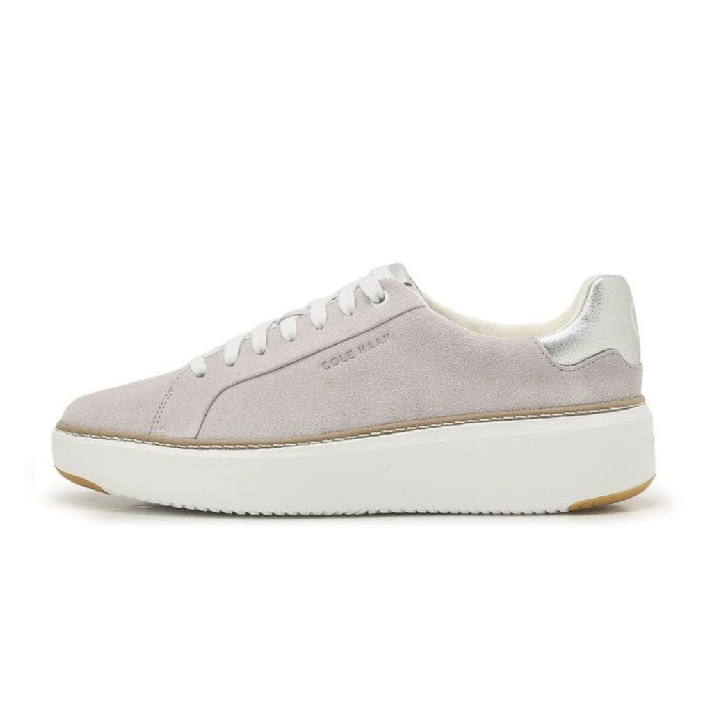 [Cole Haan] Tênis Feminino GRANDPRØ Cloudfeel Topspin | Sola Elevada De 4 Cm , Parte Superior De Couro Premium , Entress