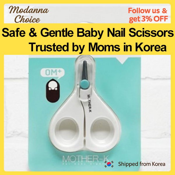 Tesoura De Unhas Para Bebês MOTHER-K/Cortador De Segurança Recém-Nascidos/Ferramenta De Higiene Infantil/Coupang Melhor 