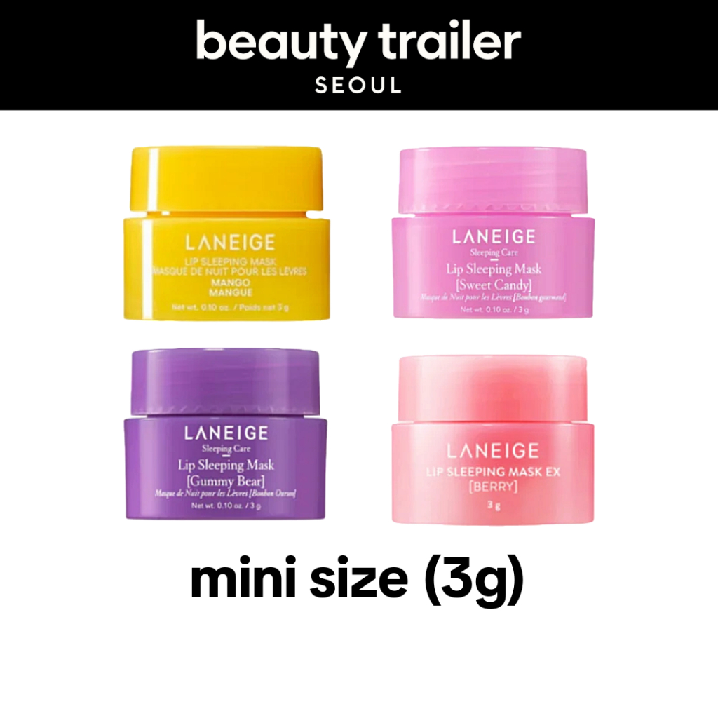 [LANEIGE] Lip Sleeping Mask Mini 3g - Berry / Sweet Candy / Mango / Gummy Bear
