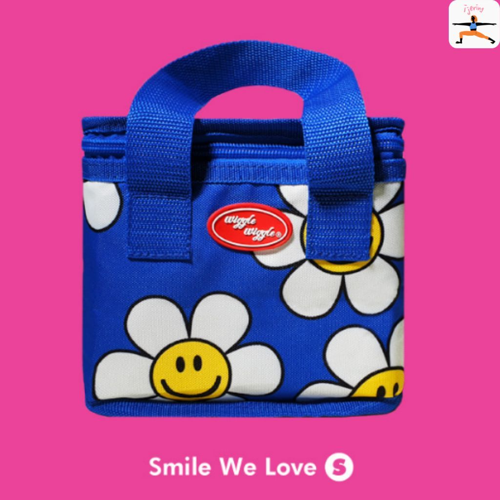 [wiggle] Bolsa Térmica Para Piquenique Colorida Fofa Lancheira Isolada 2 Tamanhos 2 Cores