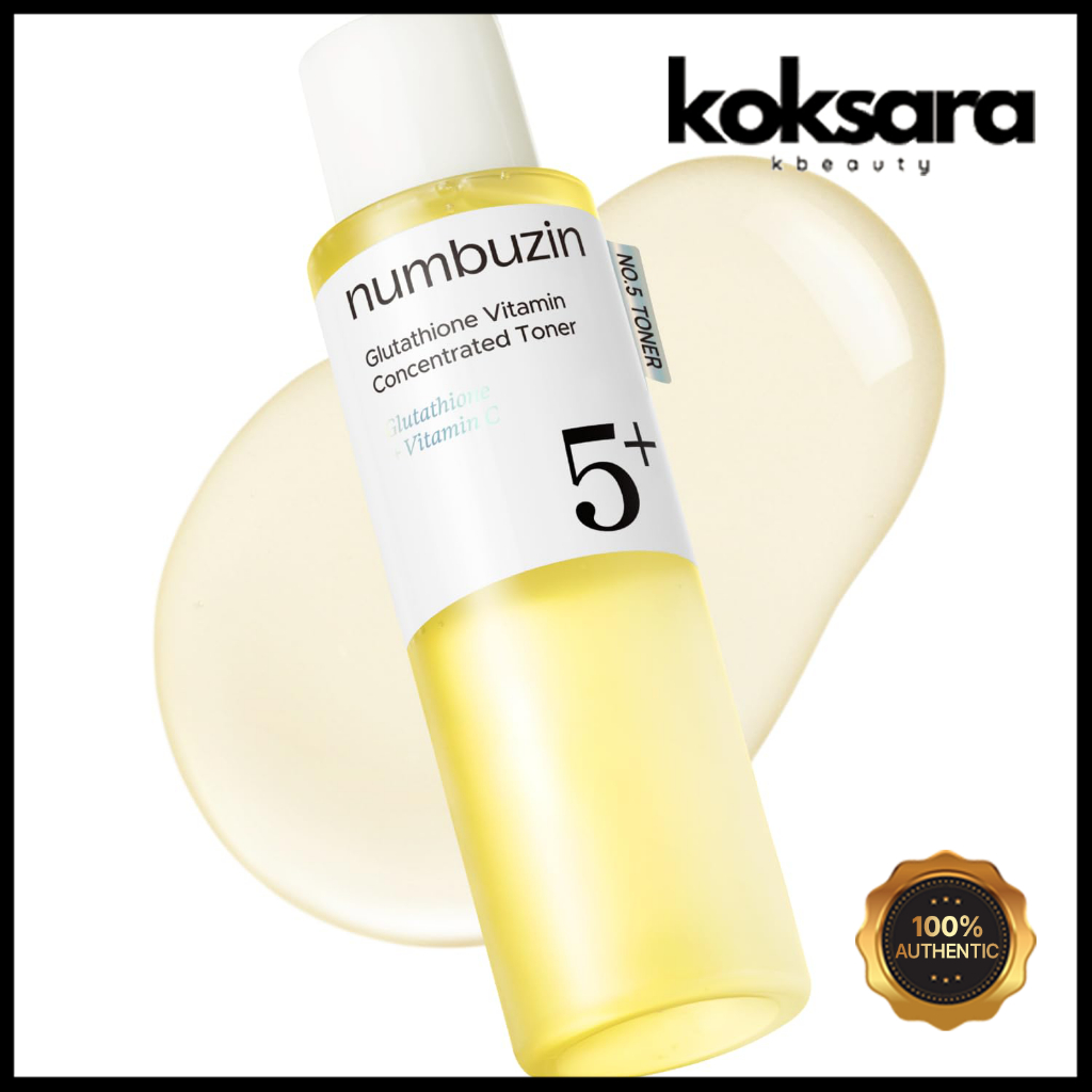 numbuzin no.5+ glutathione vitamin boosting essential toner 200ml