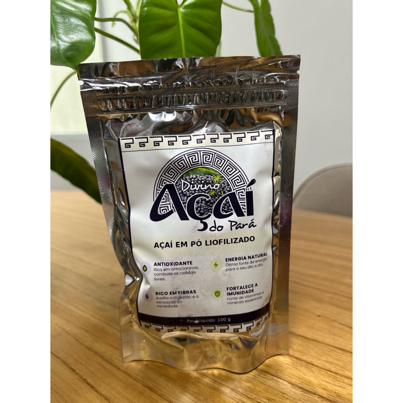 Açaí em Pó Liofilizado Divino Açaí do Pará