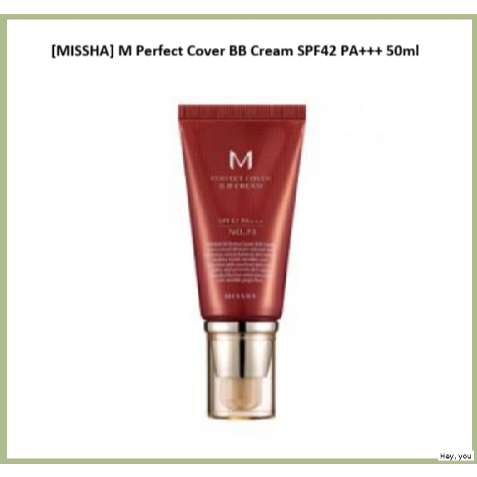 M Perfect Cover BB cream SPF42 PA + +-5ml/Creme Tipo Tubo Para Maquiagem base , Por Hey , Você