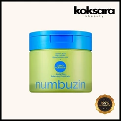 Numbuzin No.0 Zero Blemish Azela Cica Balancing Dual Pads 210ml / 60 Pads