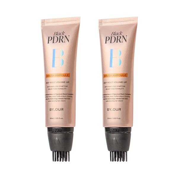 By Our 360° Volume Up Black PDRN Brush Ampoule 50ml · foto 2