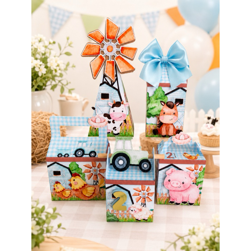 Kit Caixinhas Personalizadas Festa Infantil 15 30 50 Unidades Lembrancinhas Aniversário Apliques 3D Diversos Temas