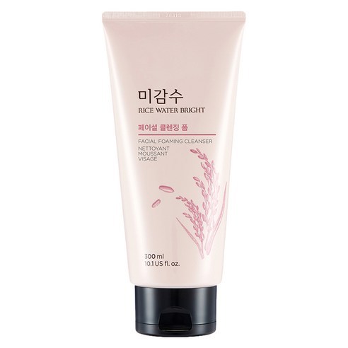 [300ml] The Face Shop Rice Water Bright Espuma De Limpeza Facial 300ml/E Hidratação Profunda