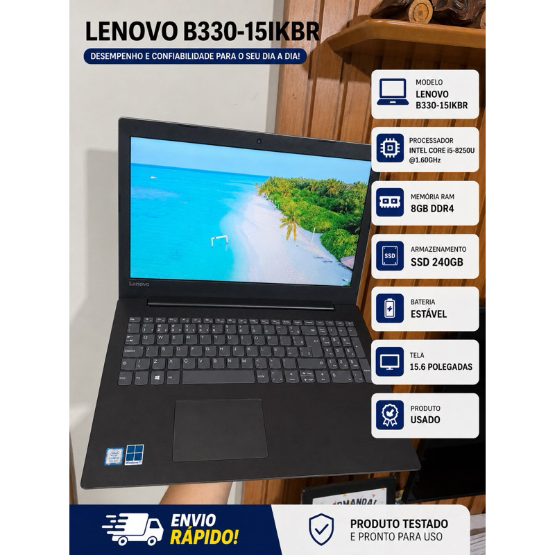 Notebook Usado Dual core,  Intel core i3,i5,i7