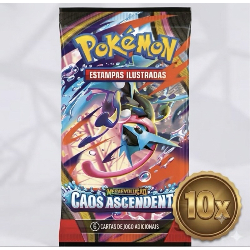 10x pacotes de Herois excelsos ou Caos ascendente ORIGINAL | pacotes pesados, leia a descrição, Boosters Pokémon
