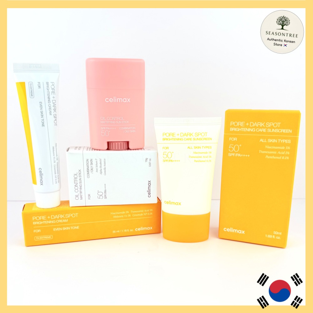 [Celimax] Pore+ Dark Spot – Escolha 1: Creme 35ml / Protetor Solar 50ml / Bastão Solar 19g